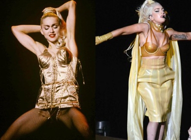 Lady Gaga giống y chang Madonna