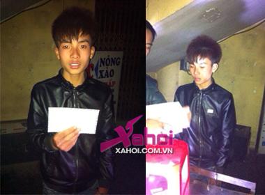 Khang cùng tang vật tại chốt 141