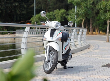 Piaggio cũng đang có chương trình khuyến mại dành cho khách hàng mua xe Liberty. Ảnh: Hạ Phong