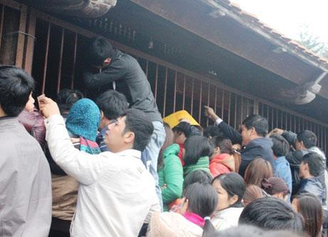 Năm 2014, du khách đến với Đền Trần sẽ không phải lo chuyện chen lấn vì được được Ban Tổ chức bố chí chu đáo?.