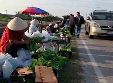 Chợ chồm hổm ở Texas.