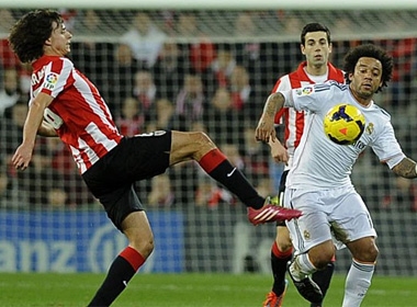 A.Bilbao đã gây cho Real Madrid quá nhiều khó khăn