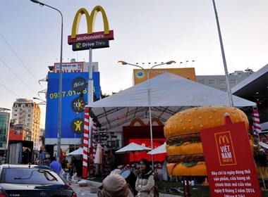 McDonald’s VN đã chính thức đưa vào hoạt động cửa hàng tại quận 1, TP.HCM ngày 8/2 - Ảnh: THANH ĐẠM