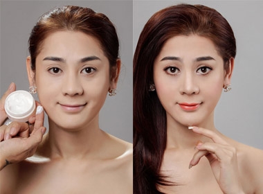 Makeup cùng Lâm Chi Khanh.