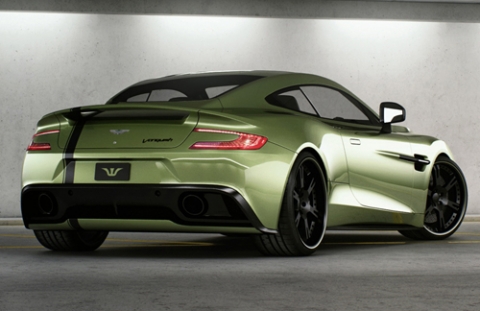 Bản độ ngoại thất thể thao Aston Martin Vanquish đến từ Wheelsandmore