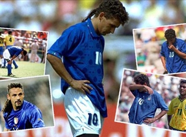 Roberto Baggio là một tài năng bóng đá lớn nhưng không thật thành công