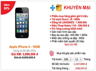 iPhone giảm giá tới 50% tại DVS DIGITAL