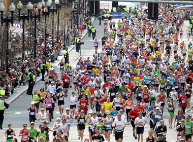 Boston Marathon là giải đấu lâu đời nhất thế giới - Ảnh: AFP