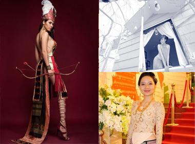 Nhiều mỹ nhân Việt đã “xây nhà gạch đá” khi diện trang phục truyền thống