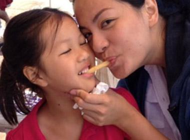  Siêu mẫu và con gái lớn đang sống ở Mỹ 