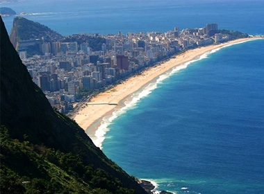 Bãi biển Ipanema ở Rio de Janeiro, Brazil