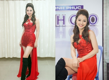 Jennifer Phạm trong chương trình Chinh phục đỉnh cao.