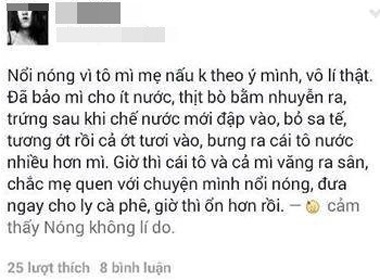 Dòng status của cô gái nói lời hỗn hào với mẹ khiến dân mạng phẫn nộ