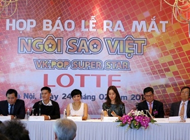 Hop báo ra mắt chương trình Lotte VK-Pop Super Star 