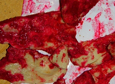Nguyên nhân khiến thịt lợn chín chuyển màu đỏ tươi như máu có thể do nấm hoặc vi khuẩn gây nên.