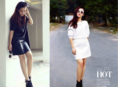 Street style cuốn hút của Đinh Hương 