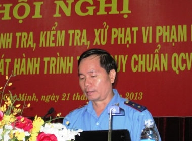 Ông Nguyễn Văn Huyện, Chánh Thanh tra Bộ Giao thông vận tải