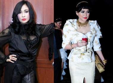 Mẹ chồng Hà Tăng và diva Thanh Lam có phong cách rườm rà