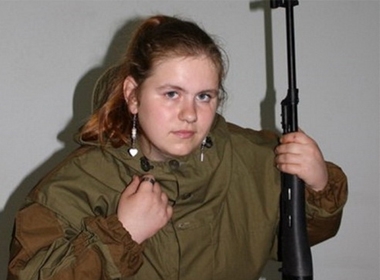 Maria Koleda, 22 tuổi, người vừa bị cơ quan an ninh Ukraine bắt vì nghi là gián điệp của Nga