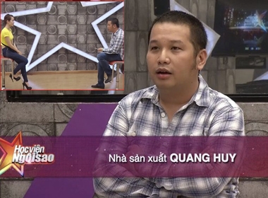 Ông bầu Quang Huy 'tuyển gà' tại Học Viện Ngôi Sao