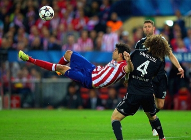 Atletico 'bất lực' trước lối chơi phòng ngự khoa học của Chelsea