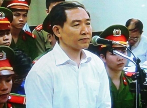 Bị cáo Dương Chí Dũng trong phiên xử phúc thẩm