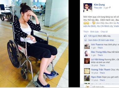  Siêu mẫu Kim Dung nhập viện vì hút shisha quá liều? 