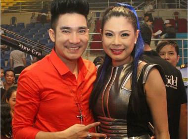 Quang Hà và Thanh Thảo khá thân thiết trong làng giải trí