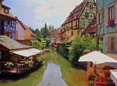 Một góc thành phố Colmar, Pháp