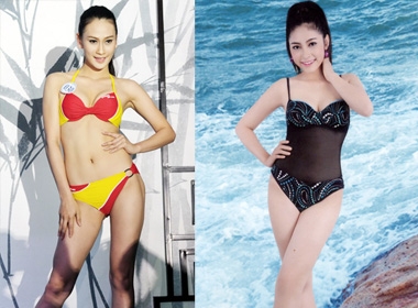 Hoa hậu Đặng Thu Thảo, Á hậu 2 Lê Thị Vân Quỳnh đều có hình thể đẹp, khát vọng đẹp