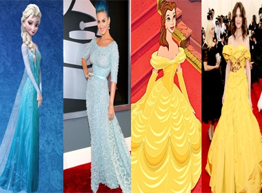 Những trang phục của sao Hollywood giống phim hoạt hình Disney