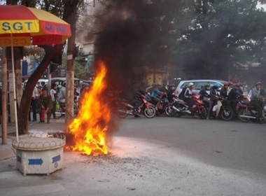 TP.HCM ngăn chặn kịp thời một người đàn ông tự thiêu (ảnh minh họa)