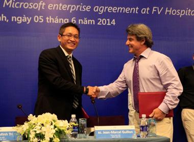 Bệnh viện FV ký kết hợp tác thỏa thuận sử dụng bản quyền chính thức của Microsoft 