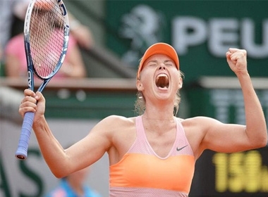 Sharapova hiện là tay vợt kiếm nhiều tiền thưởng nhất sau 5 tháng đầu năm.