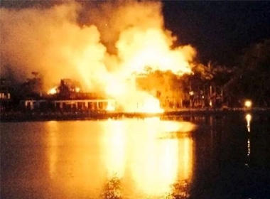 Đám cháy tại khách sạn Mai Châu Lodge