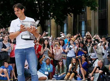 Nadal lần thứ chín vô địch Pháp mở rộng Ảnh: REUTERS