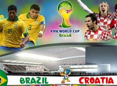 Brazil và Croatia sẽ là trận đấu mở màn mùa World Cup