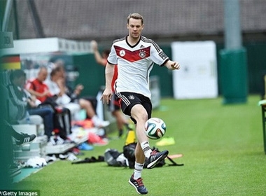 Manuel Neuer trở lại tập luyện bình thường. (Nguồn: Getty)