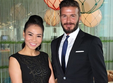Thu Minh cho biết David Beckham rất muốn trở lại với Việt Nam sau 11 năm