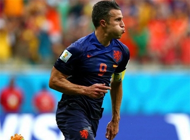 Van Persie đã có 2 bàn thắng ở World Cup 2014. (