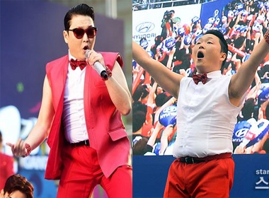 Psy  hát mừng World Cup hoành tráng 