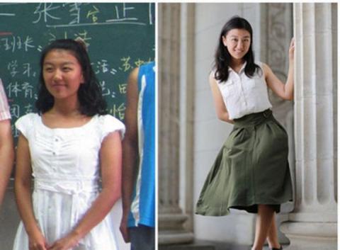 Cô gái lột xác sau khi học đại học Thanh Hoa