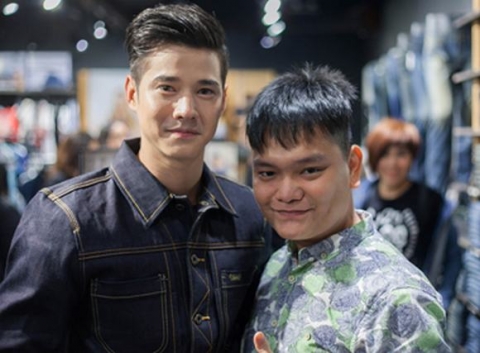 Stylist Trịnh Tú Trung tham dự ra mắt sản phẩm mới của Mario Maurer