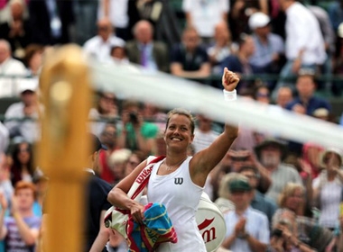 Wimbledon 2014: Tay vợt Barbora Zahlavova Strycova đánh bại hạt giống số 2 Li Na (ảnh: Getty)