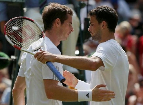 Wimbledon: Murray thất bại trước Dimitrov