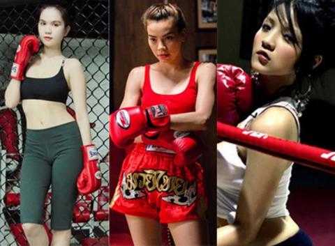 Hà Hồ, Thủy top, Ngọc Trinh: Ai là nữ hoàng boxing gợi cảm?