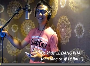 Ca khúc 'Lệ đang phai' gửi tặng Lệ Rơi