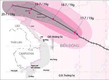 Bão Thần Sấm cấp 13 đe dọa Bắc bộ