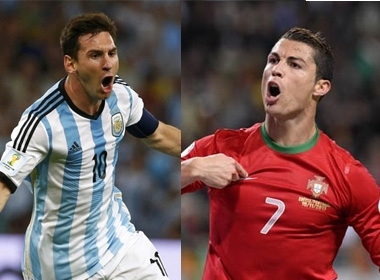 Messi, Ronaldo được tìm kiếm nhiều nhất World Cup 2014