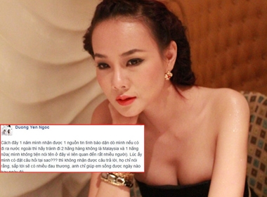 Siêu mẫu Dương Yến Ngọc biết trước sẽ có thảm họa rơi máy bay MH17?
